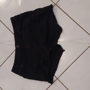 4/$60 Black Distressed Curvy Jean Shorts - Size 30